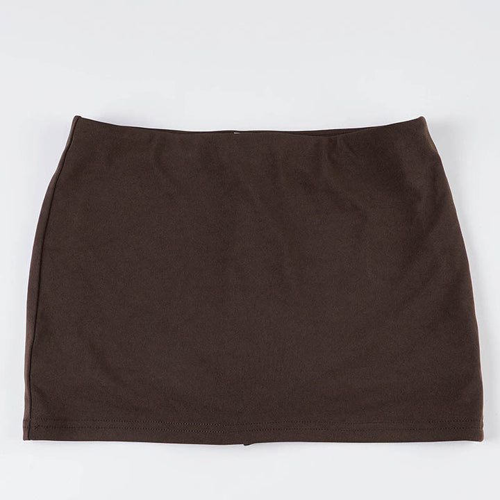 Damen Sportlicher Mini-Skirt mit elastischem Bund und funktionalem Design Drune