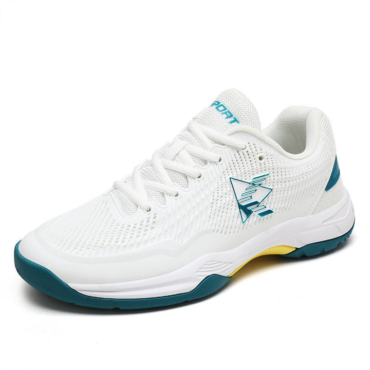 Damen Sportliche Badmintonschuhe mit rutschfester Sohle und atmungsaktiven Mesh-Einsätzen Drune