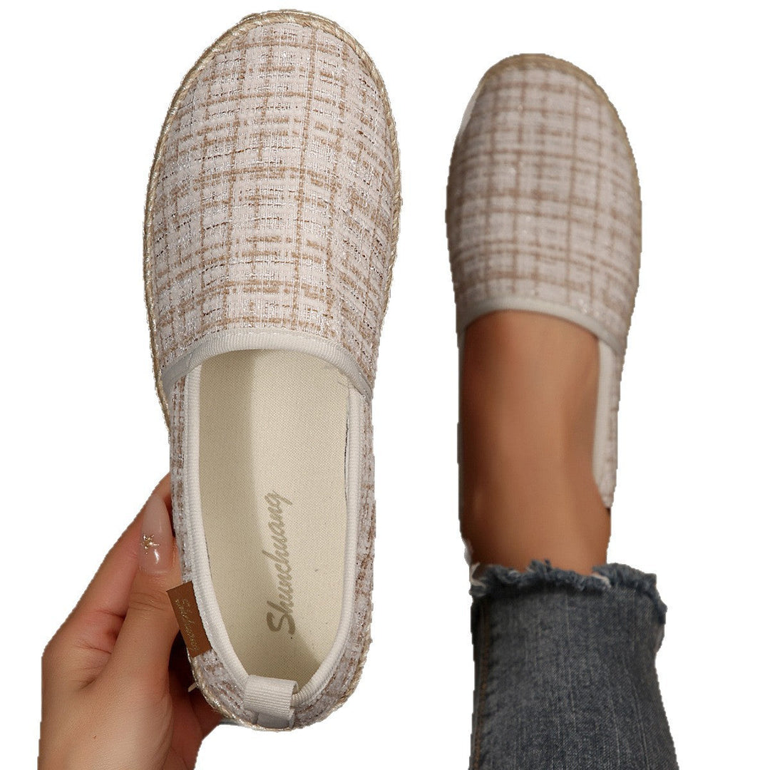 Damen Espadrilles mit rutschfester Sohle und anatomischem Fußbett Drune