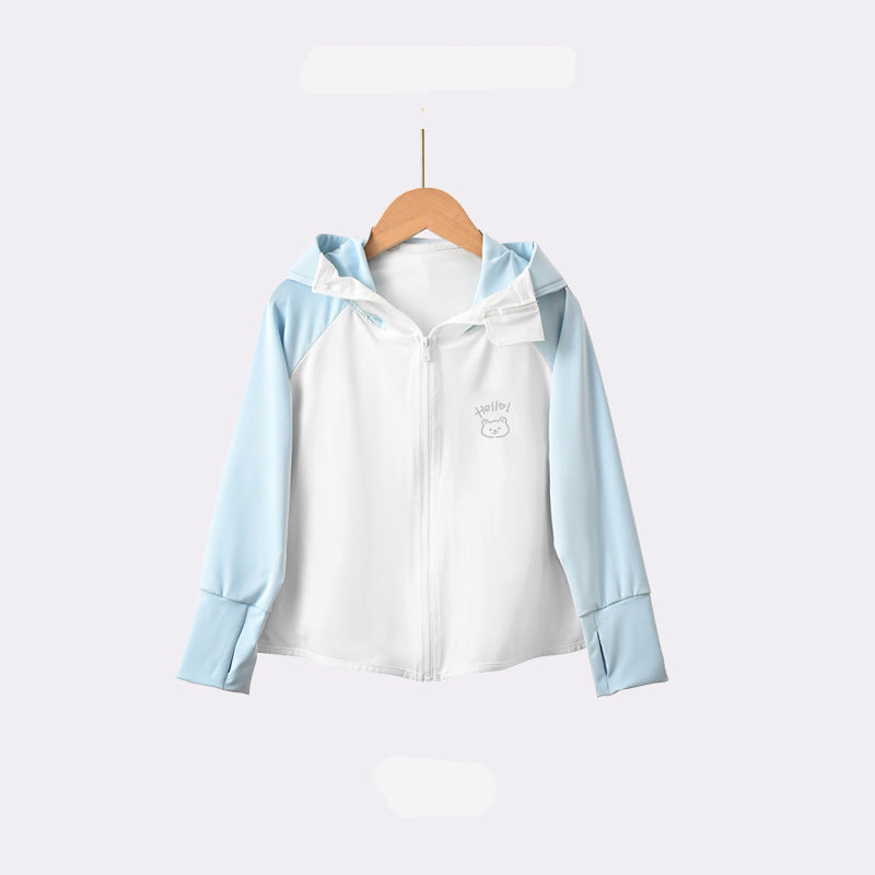 Kinder UV-Schutzjacke mit Kapuze und atmungsaktiven Eigenschaften Drune