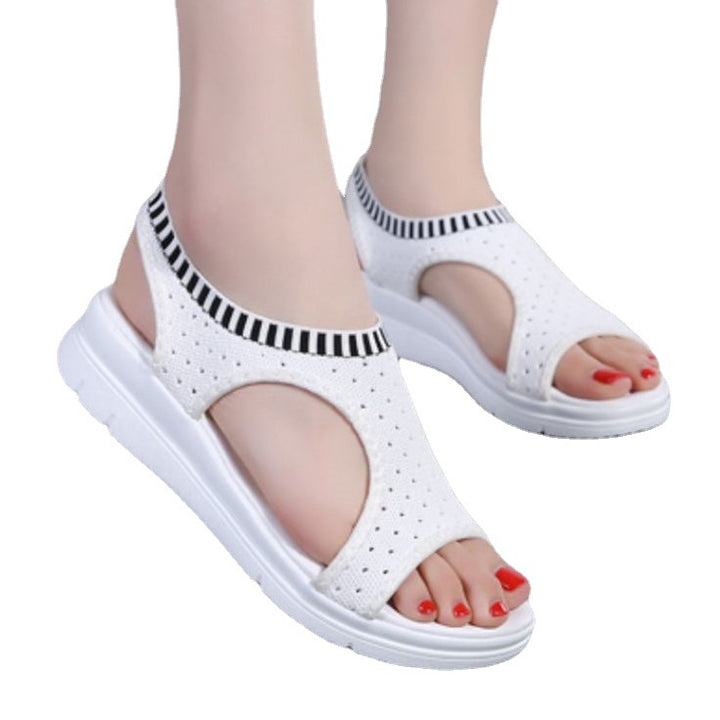 Damen Leichte Orthopädische Keilsandalen mit Gepolsterter EVA-Sohle Drune