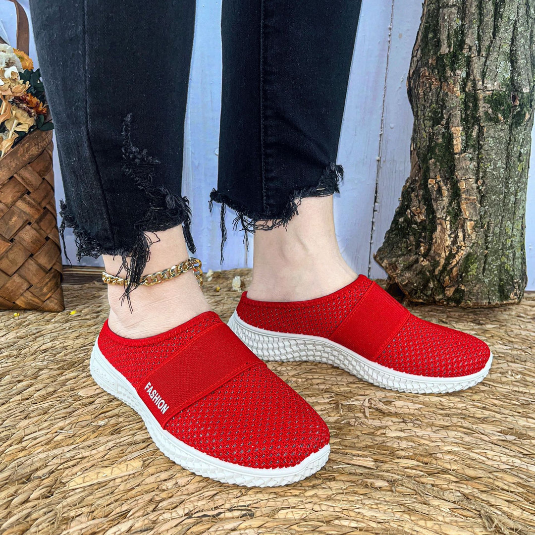 Drune | Orthopädische Slip on Damenschuhe Mit Klettverschluss