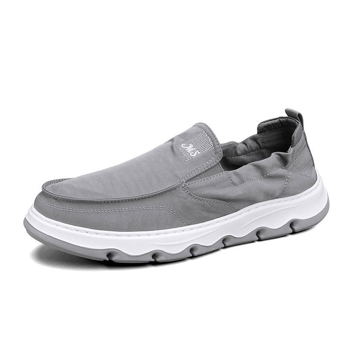 Herren eleganter Slipper-Sneaker mit elastischem Einstieg und stoßdämpfender Wellensohle Drune