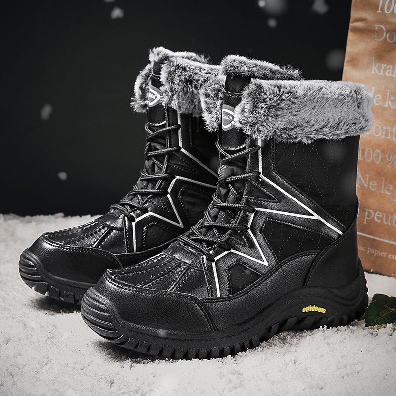 Damen Winter-Wasserdichte Stiefel mit isolierendem Futter und rutschfester Sohle Drune