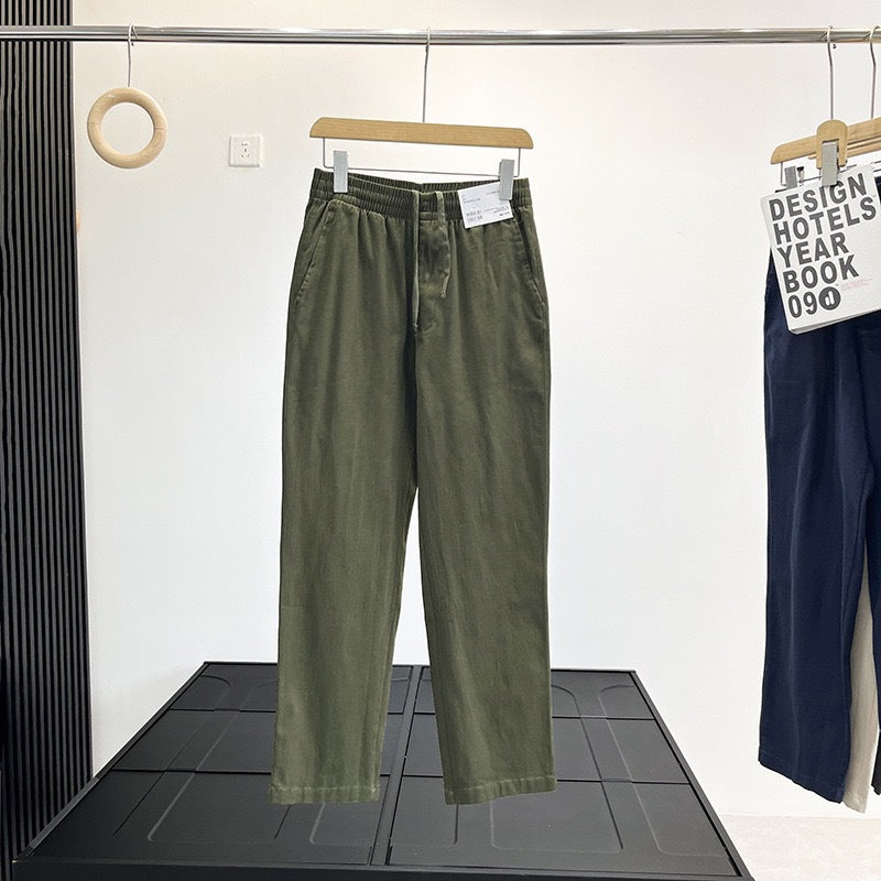 Damen Bequeme und lässige Bundfaltenhose Drune