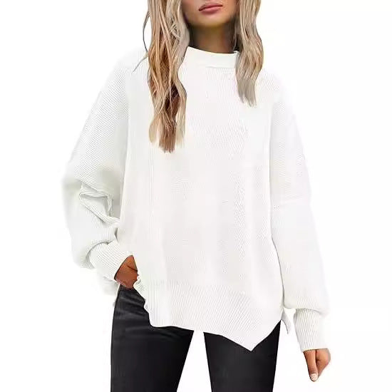 Damen lockerer Strickpullover Drune