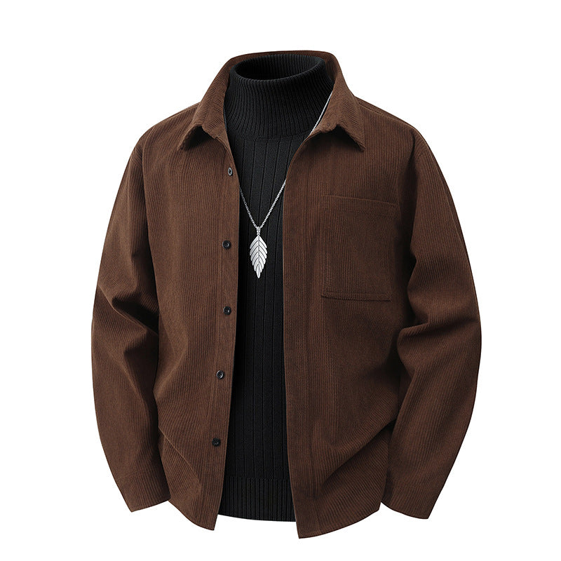 Herren Cordjacke mit Brusttasche Drune