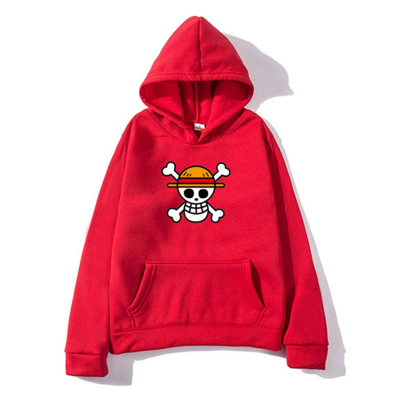 Damen Kapuzenpullover mit kreativem Piratenmotiv und bequemer Passform Drune