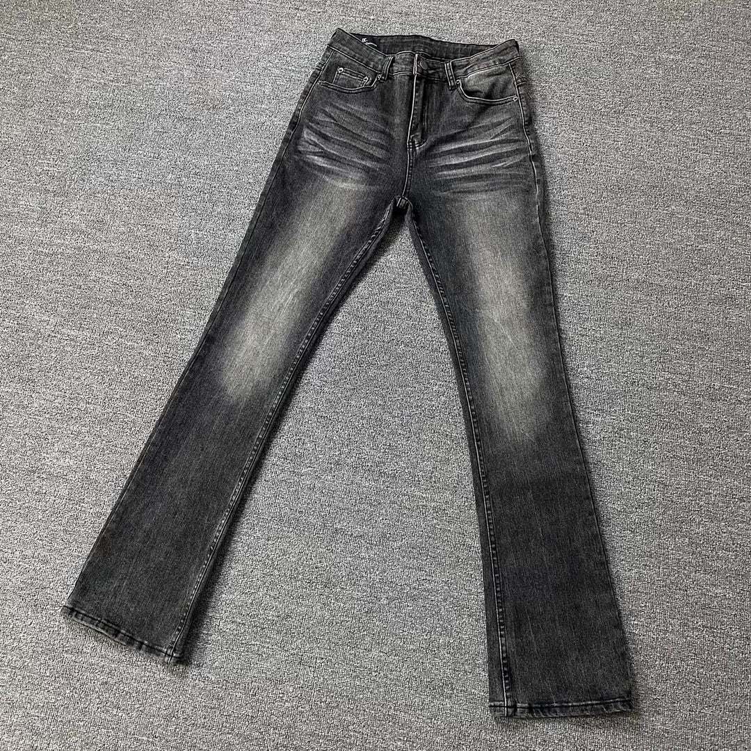 Damen Hochwertige Bootcut Jeans Drune