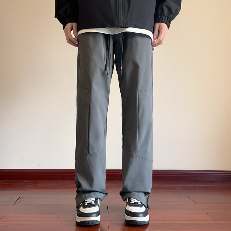 Herren Wasserabweisende Tech-Hose mit geradem Bein, verstärkten Kniepartien & Tunnelzug Drune