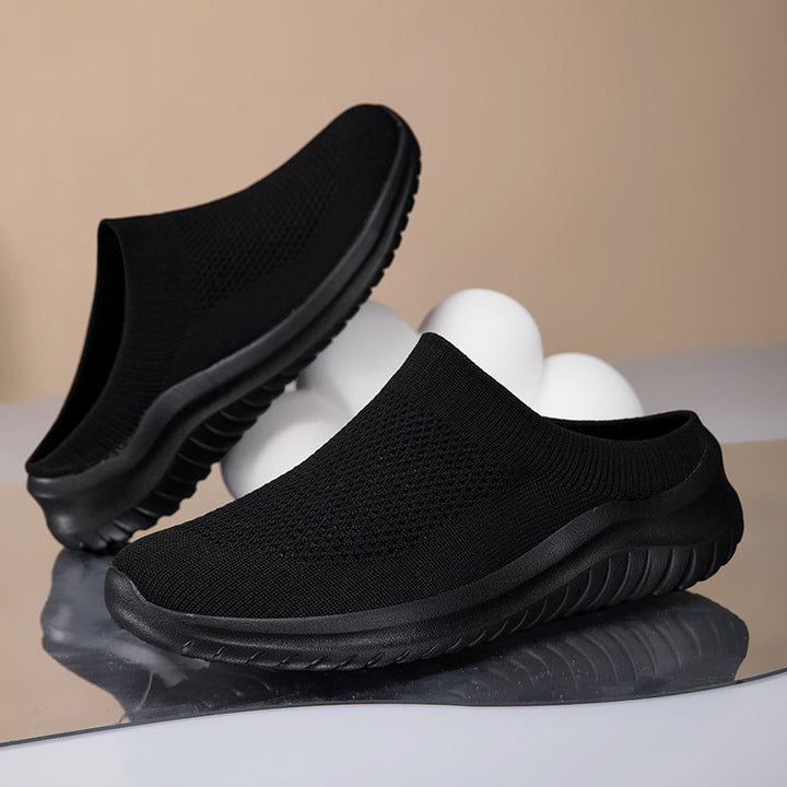Damen nan Slip-On-Stricktrainer mit sockenhaftem Schaft und ergonomischer Dämpfungssohle Drune