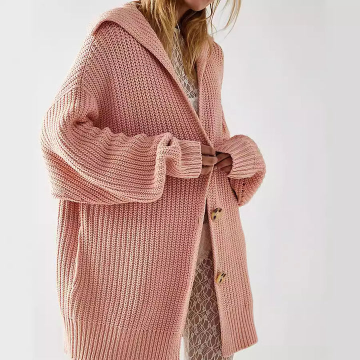 Damen Über-sized Strickjacke Drune