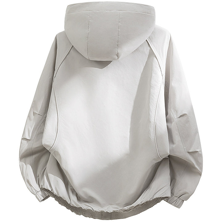 Herren technische Kapuzen-Softshelljacke mit verstellbarer Kapuze und Utility-Taschen Drune