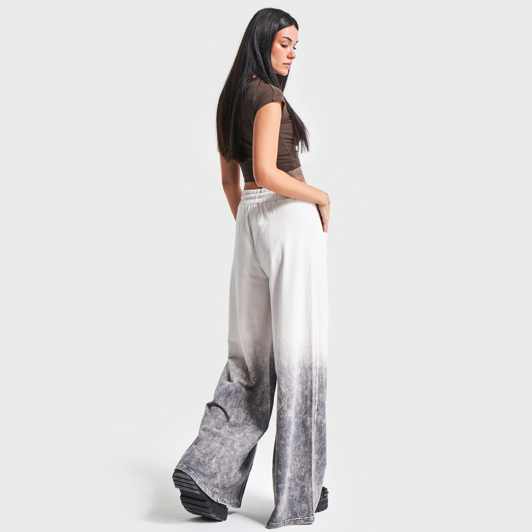 Damen Weitgeschnittene Freizeithose mit einzigartigem Ombre-Effekt Drune