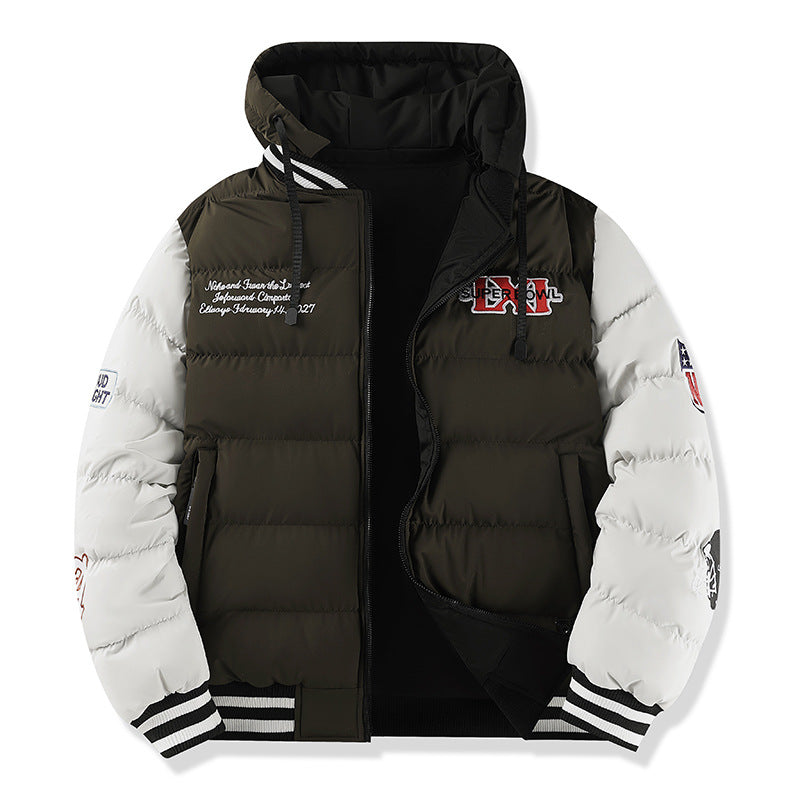 Herren Multifunktionale Steppjacke mit Kapuze und einzigartigem Design Drune