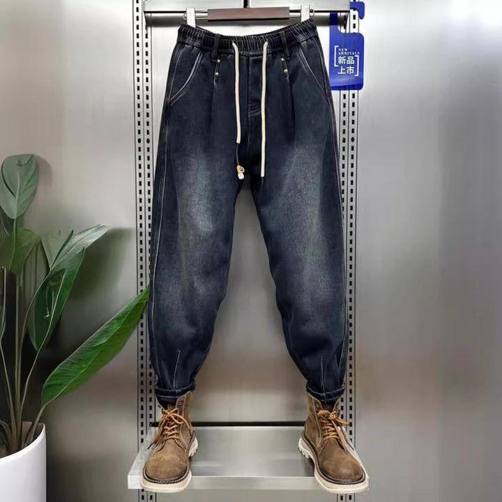 Herren Modische Ripped Jeans mit kreativen Patches Drune 1788342747