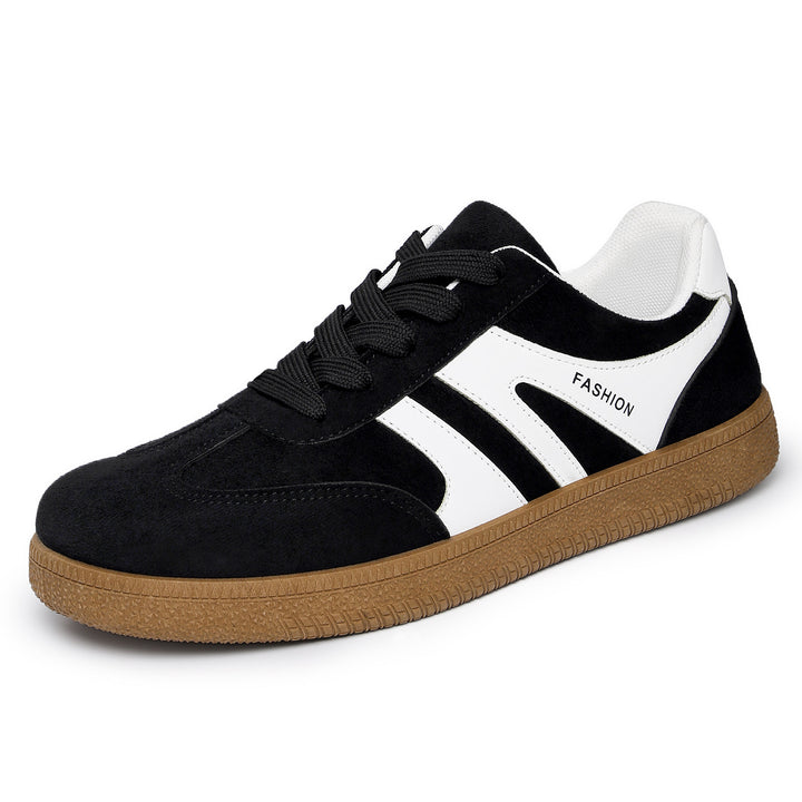 Herren nan retro Veloursleder Sneaker mit gepolstertem Fersenkragen und profilierter Gummilaufsohle Drune