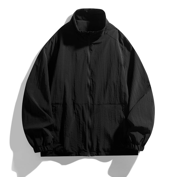 Herren Leichte Übergangsjacke mit hohem Kragen Drune 1787797801