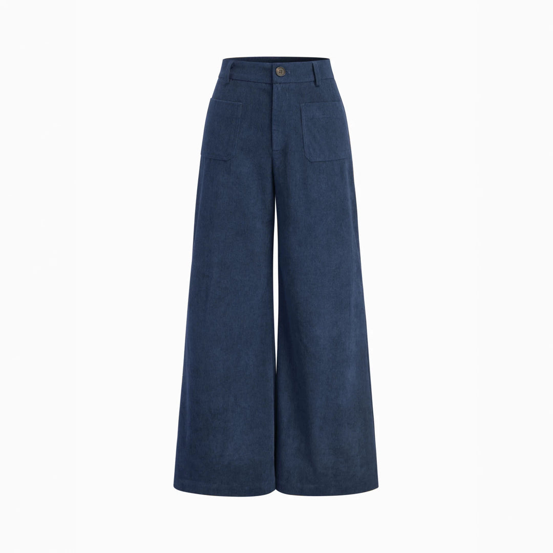 Damen Weit geschnittene Cordhose Drune