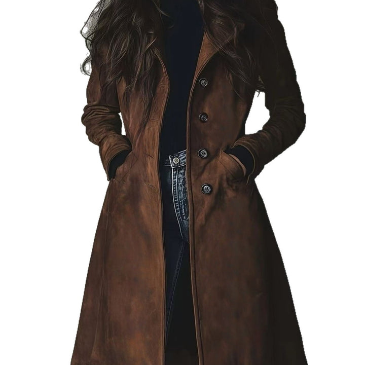 Damen Eleganter und Stilvoller Trenchcoat Drune