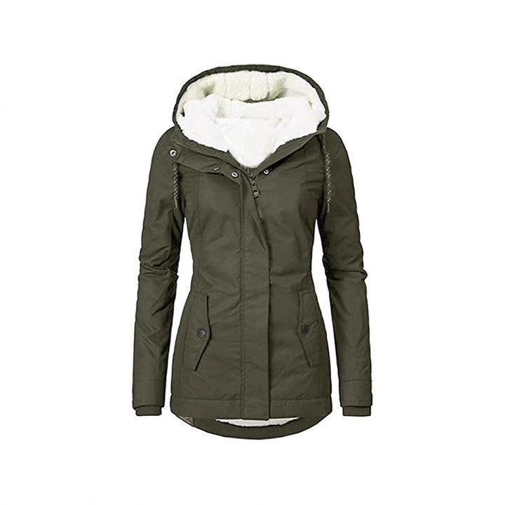 Damen warme Outdoor-Jacke mit kuscheligem Futter Drune