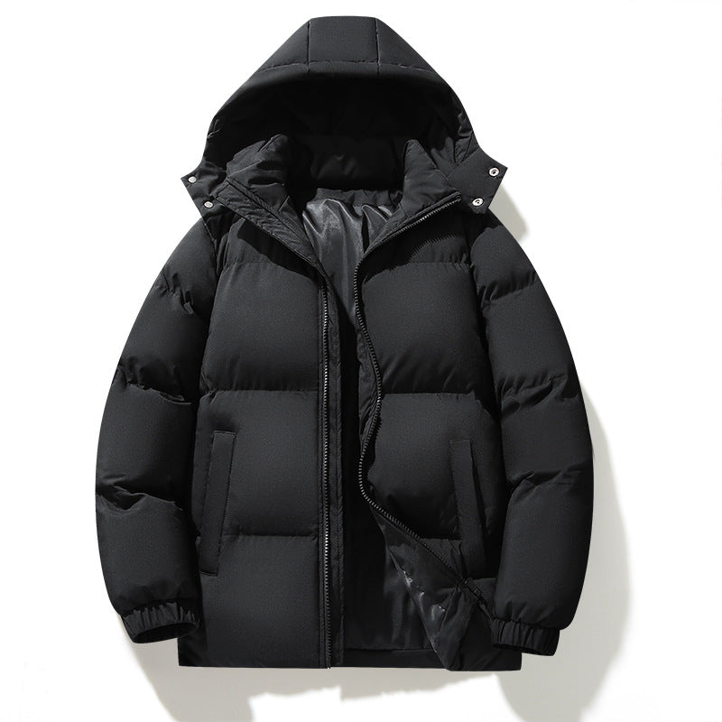 Herren urbaner Kapuzen-Steppanorak mit mattierter Oberfläche und isolierender Füllung Drune