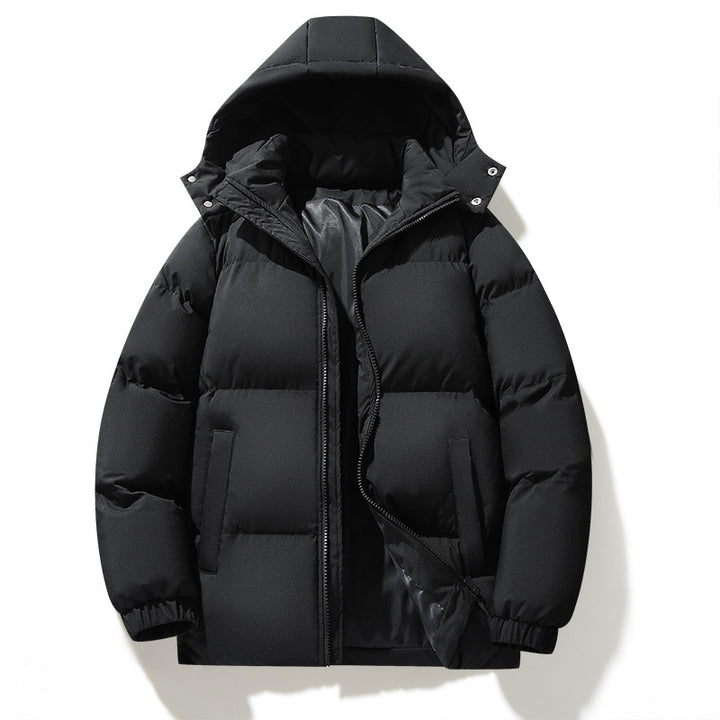 Herren urbaner Kapuzen-Steppanorak mit mattierter Oberfläche und isolierender Füllung Drune