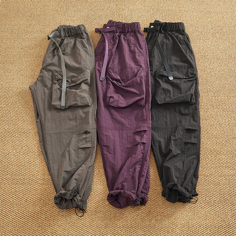 Damen Cargo-Hose mit elastischem Bund und multifunktionalen Taschen Drune