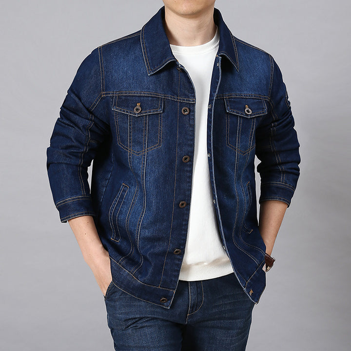 Herren Klassische Jeansjacke Drune