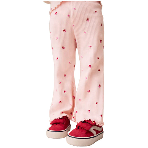 Mädchen Schlagleggings mit floralen Akzenten Drune