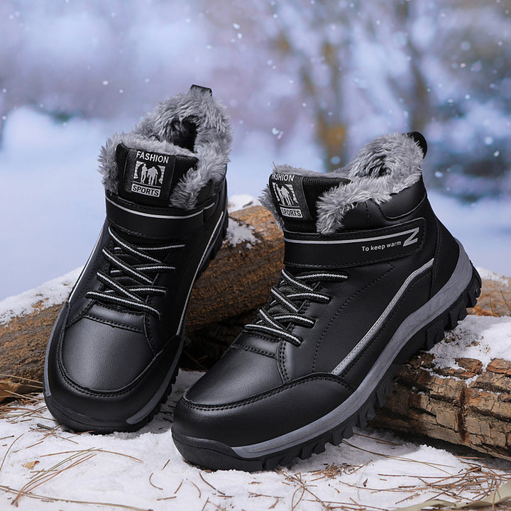 Damen Isolierte Winterstiefel mit rutschfester Profilsohle und warmem Innenfutter Drune