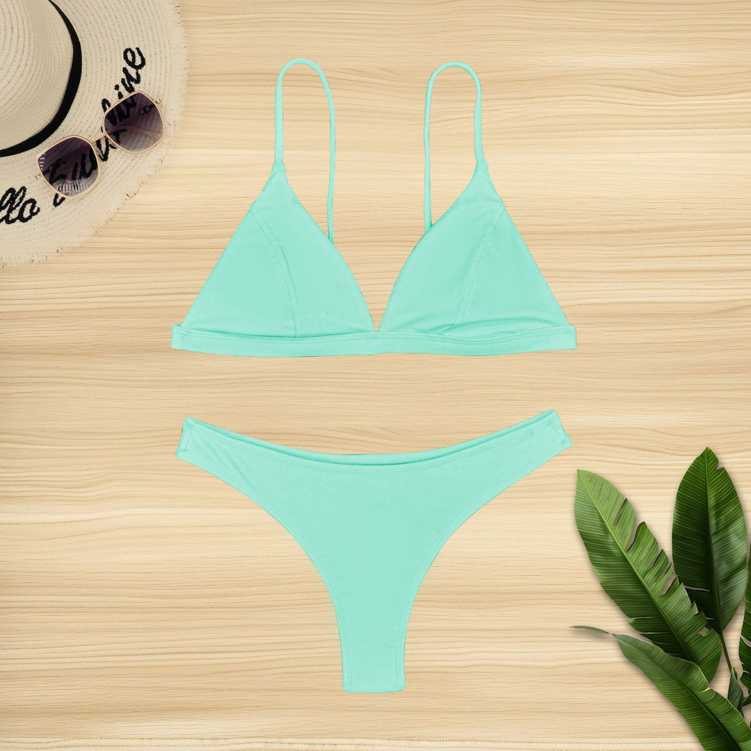 Damen Triangle-Bikini-Set Drune