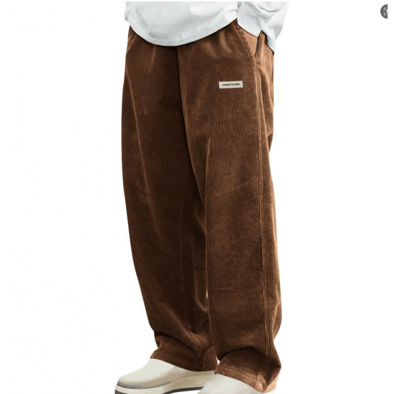 Herren Modische Cordhose Drune
