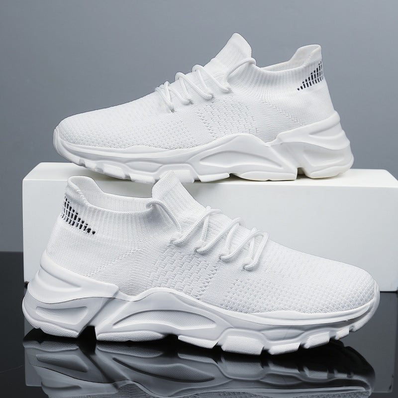 Unisex Strick-Sockensneaker mit atmungsaktiver Maschenoberfläche und markanter Plateau-Laufsohle Drune