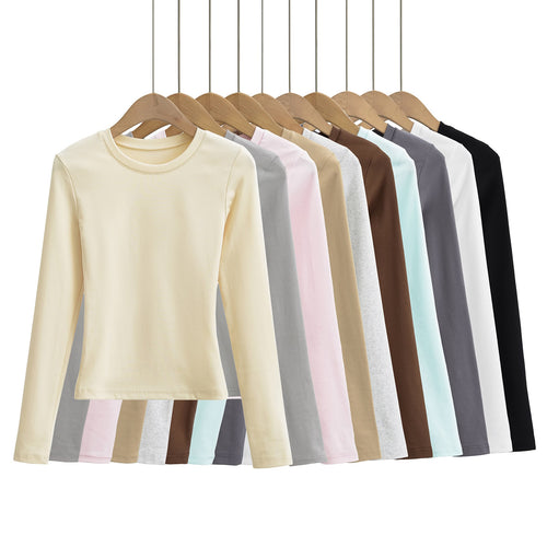 Damen Langarmshirt aus weichem Baumwollmix Drune