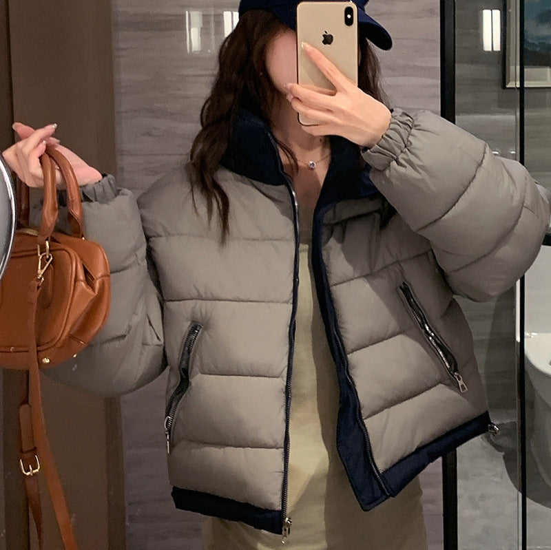 Damen Kurze, wattierte Freizeitjacke mit seitlichen Reißverschlusstaschen Drune