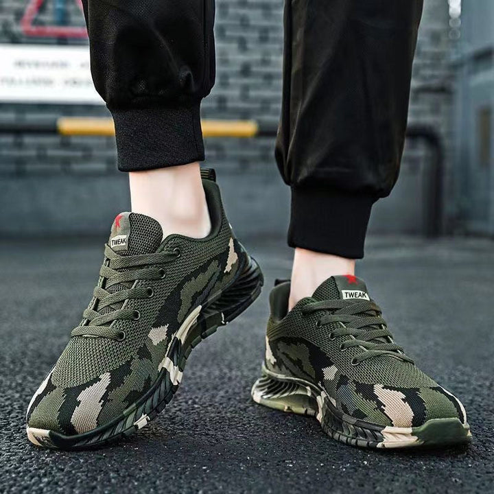 Damen Sportliche Hochleistungs-Sneakers mit ausgefeilter Camouflage-Optik Drune