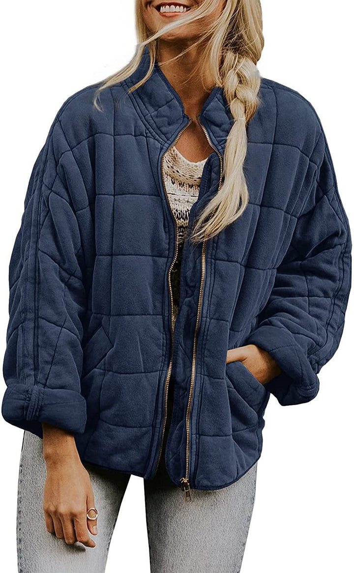 Damen Übergroße Steppjacke Drune