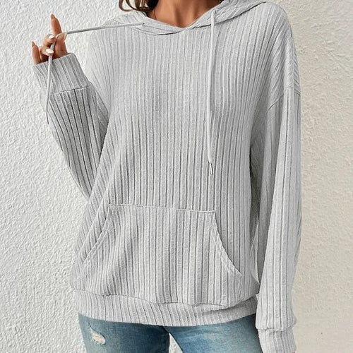 Damen lässiger Kapuzenpullover Drune