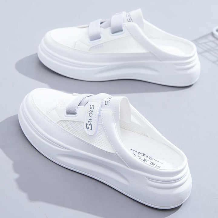 Damen Slip-On Sneakers mit atmungsaktiver Netzstruktur und gepolsterter Sohle Drune