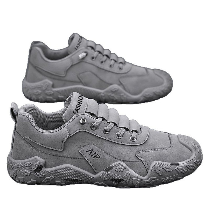 Herren Urbaner Chunky-Sneaker mit Veloursleder-Optik, profiliertem Grip-Profil und ergonomischer Plateausohle Drune