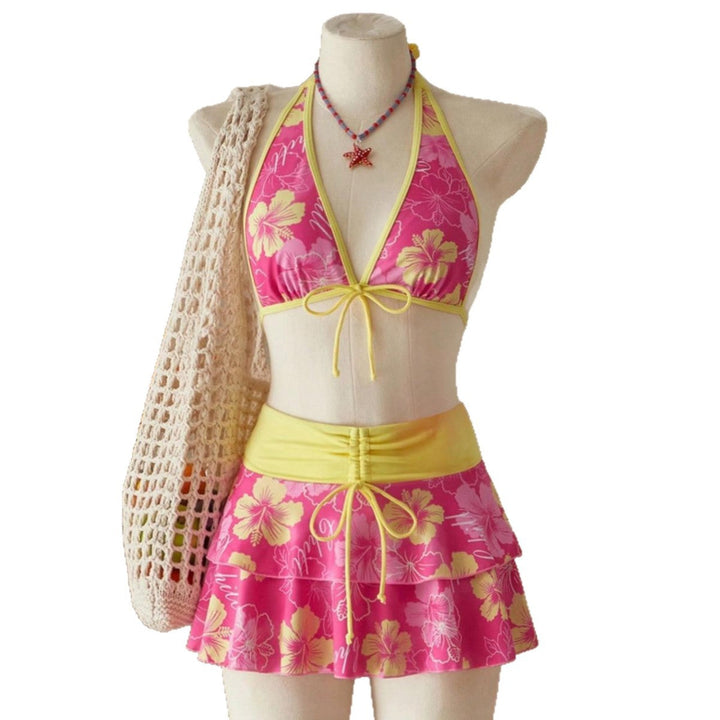 Damen Bikini-Set mit Rock Drune