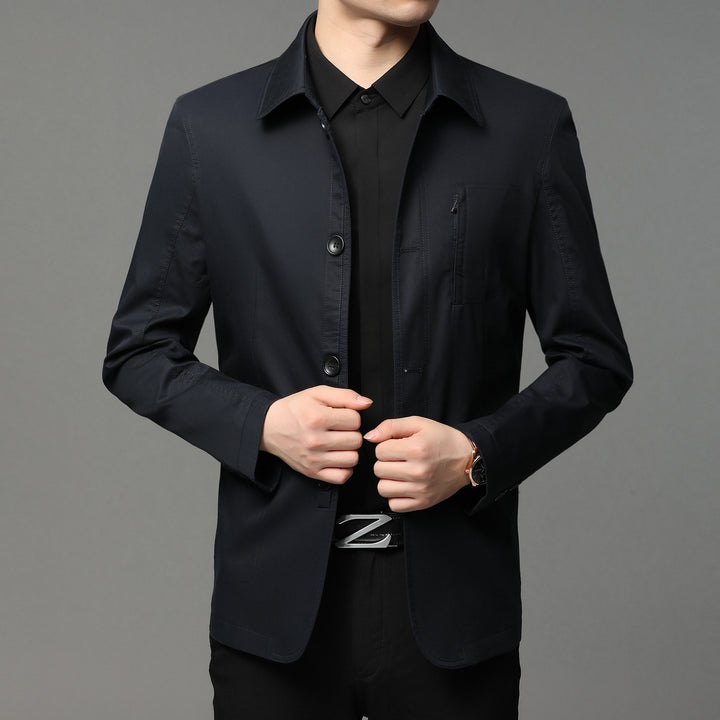 Herren elegante Funktionsjacke mit praktischen Taschen und modernem Schnitt Drune