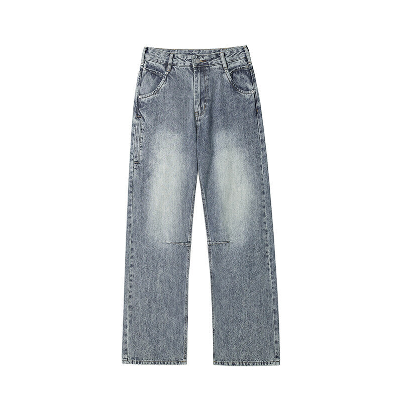 Damen Weitgeschnittene Jeans mit hohem Bund Drune