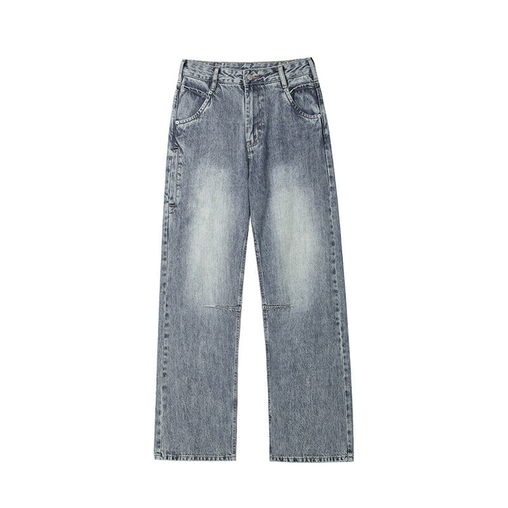 Damen Weitgeschnittene Jeans mit hohem Bund Drune