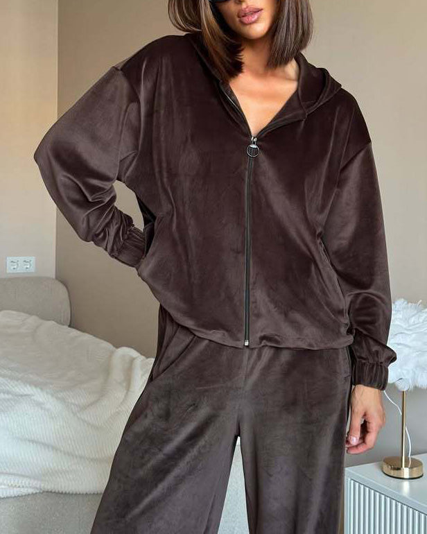 Drune | Dough Kapuzenpullover und Hose Zwei Teile Satz