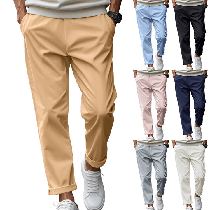 Herren Bequeme Stoffhose Drune