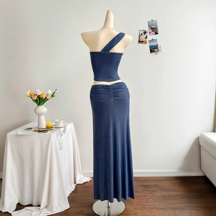 Damen elegantes Sommerkleid mit floralem Detail Drune