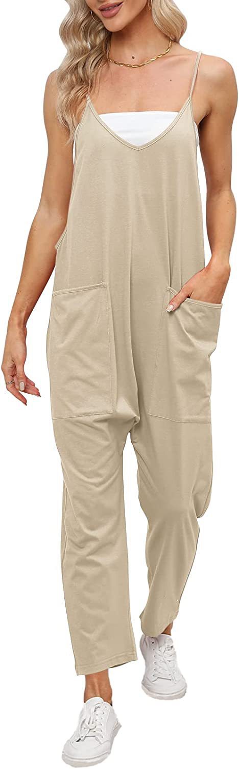 Damen Lässige und bequeme Latzhose Drune