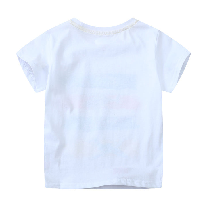 Jungen Kurzarm T-Shirt mit aufregendem Fahrzeugdesign Drune
